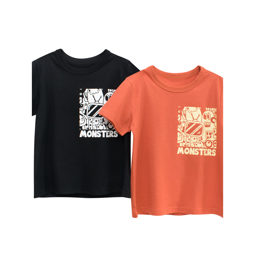 27 crianças roupas infantis de algodão puro verão crianças camiseta de manga curta pequeno médio meninos roupas de bebê 