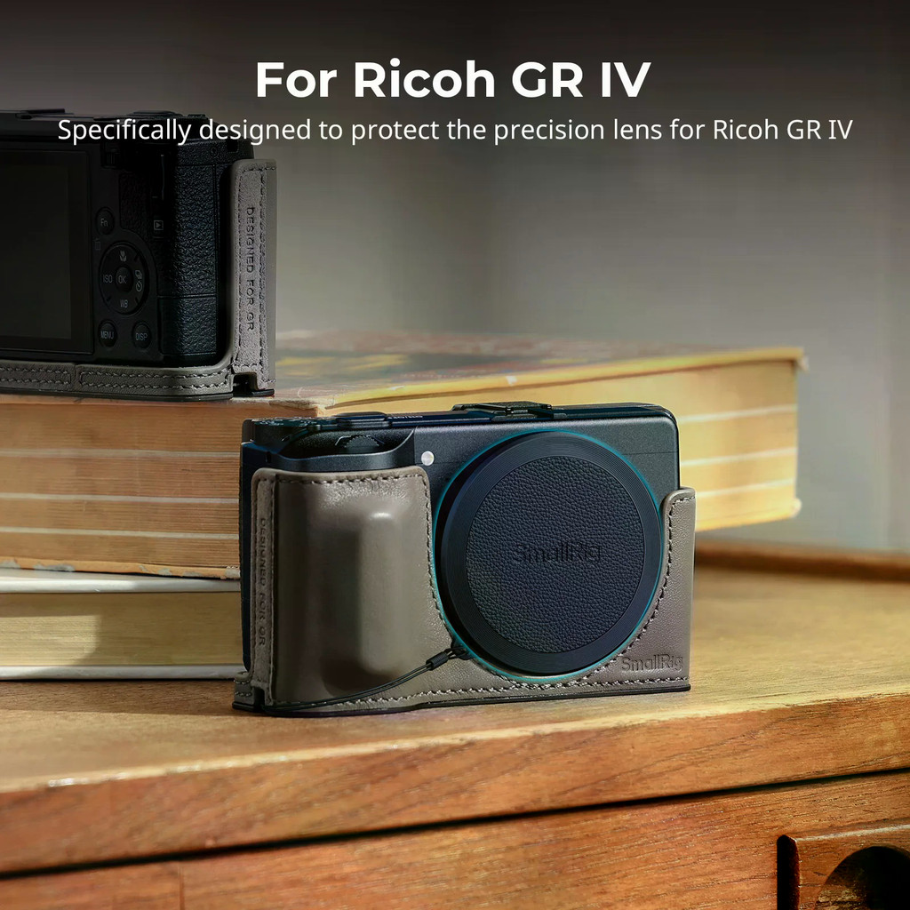 Tampa Protetora De Lente SmallRig Para Ricoh GR IV Protege A De Precisão Da 2mm Tamanho De Bolso Segurança Anti-Perda 56