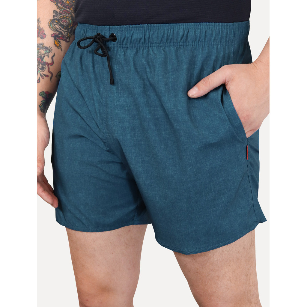 Short Reserva Masculino Beachwear Basico Textura Azul Carbono Original