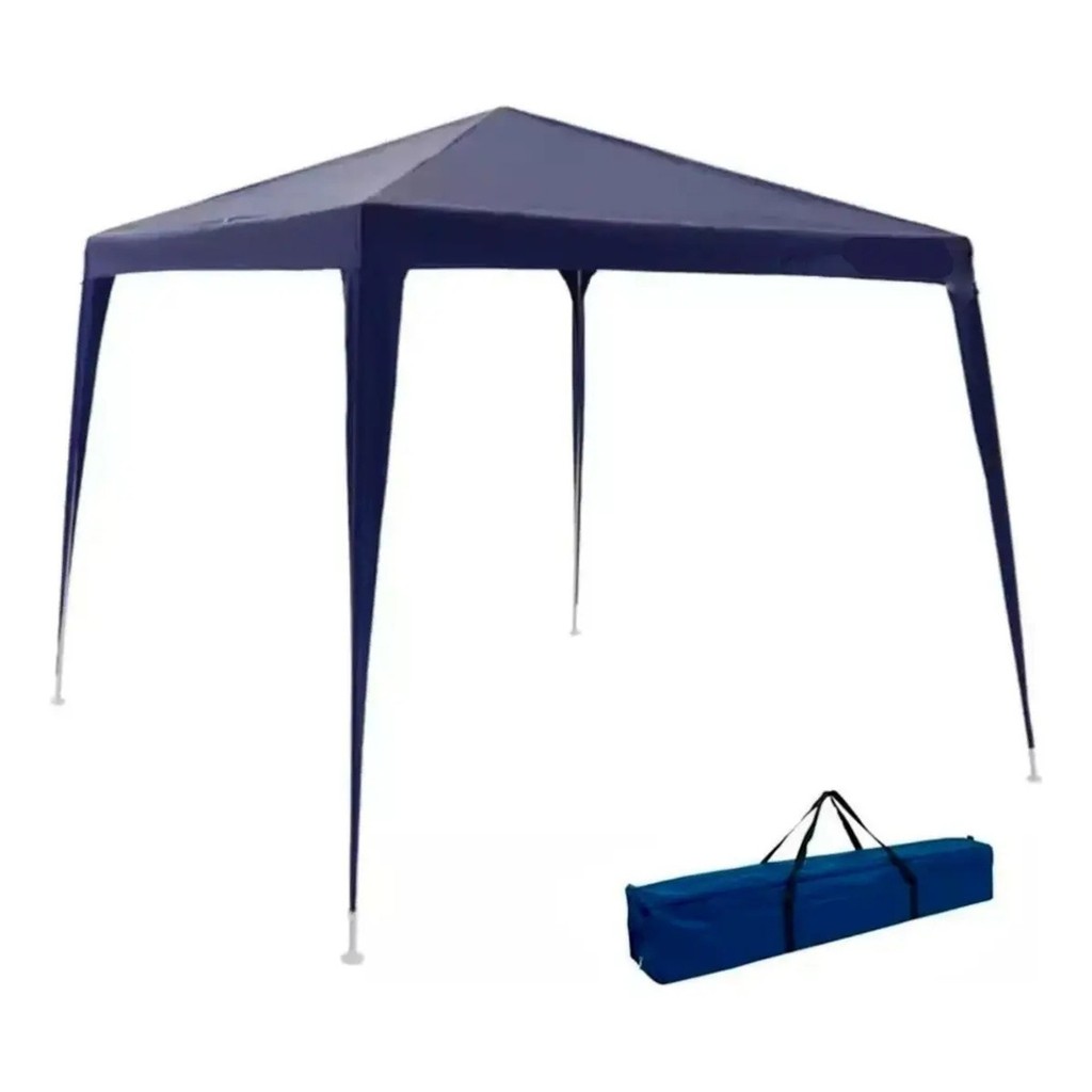 Tenda Gazebo Praia 3x3 Azul Kala Barraca Camping