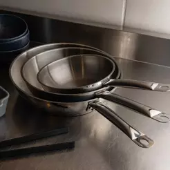 Frigideira Profissional Indução Fundo Triplo 26cm Aço Inox