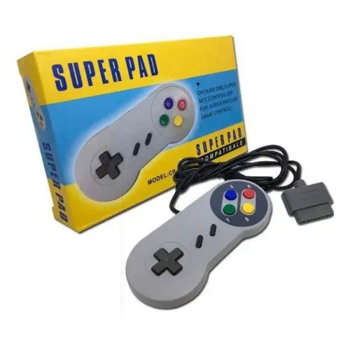 Controle Snes - Loja Campinas Cor Cinza