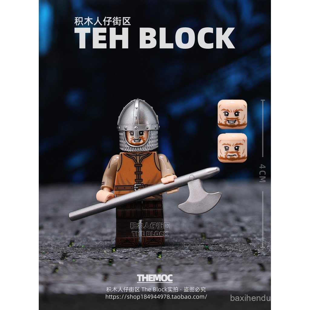 Novo Capacete de Cavaleiro Guerreiro Soldado Civil Estilo Europeu Antigo Medieval, Brinquedo de Montar Miniatura de Bloc
