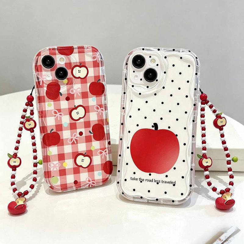 Capa De Celular Com Pulseira De Frutas Frescas Para Samsung A57 A56 A17 A07 A27 A37 A55 A16 A06 A54 A15 A14 A12 A53 A32 