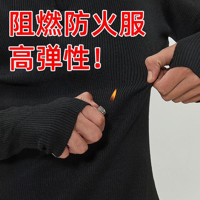 Novo preto Tokuhiko resistente a altas temperaturas retardador de chama jaqueta à prova de fogo aberto Handguard corrida