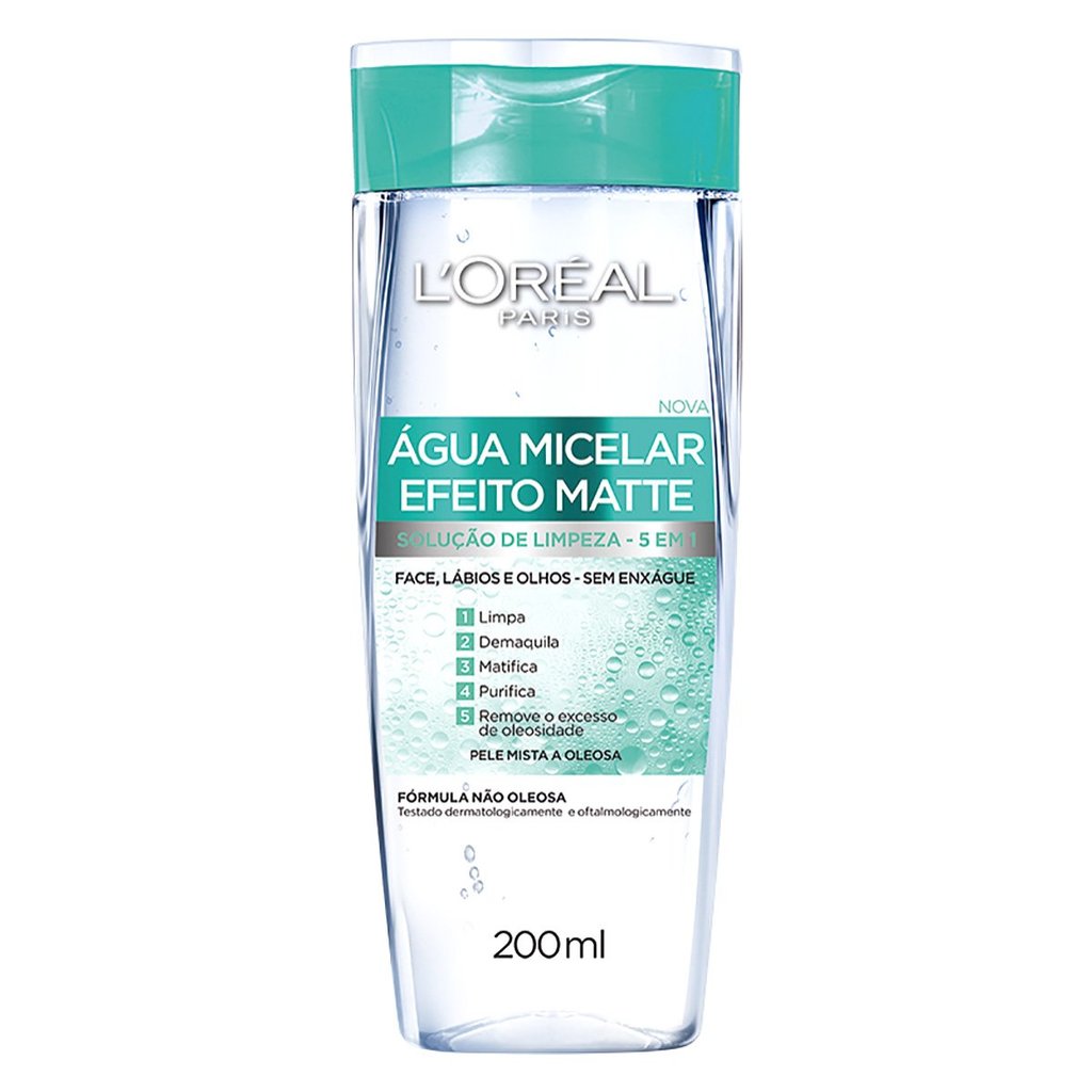 Água Micelar Loreal Efeito Matte 200ml