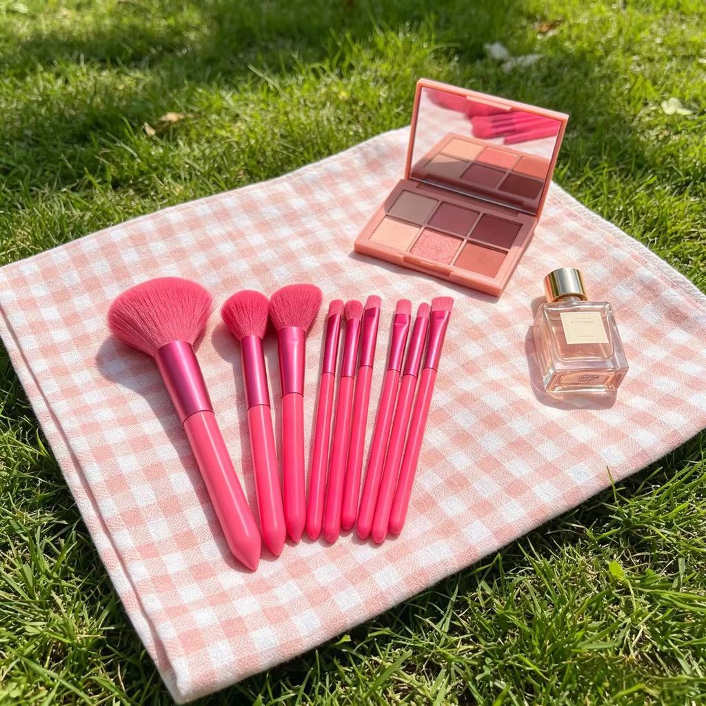 kit pincel maquiagem profissional kit pincel maquiagem Conjunto de pincéis de maquiagem Super macios, 10 pó solto, Blush