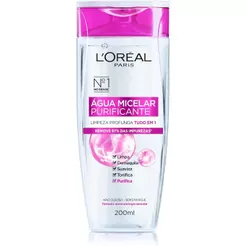 Água Micelar Loreal Paris Solução de Limpeza 5 em 1 - 200ml