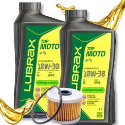 Troca de Óleo Xre 300 Sahara / Cb 300f Twister / Xre 300 Lubrax 10w30 + Filtro C/ Oring