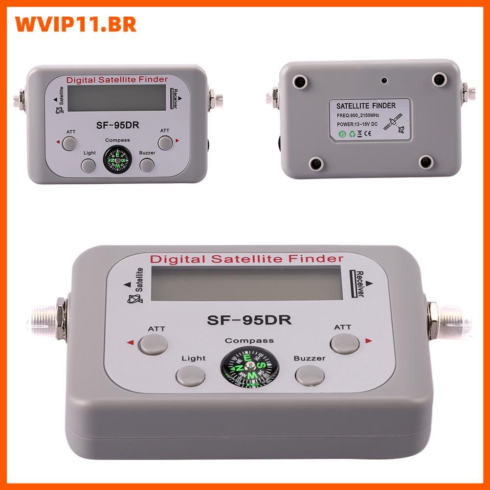Localizador De Satélite Digital WVIP sat Ponteiro De Sinal Ferramenta Receptor De TV Via BR