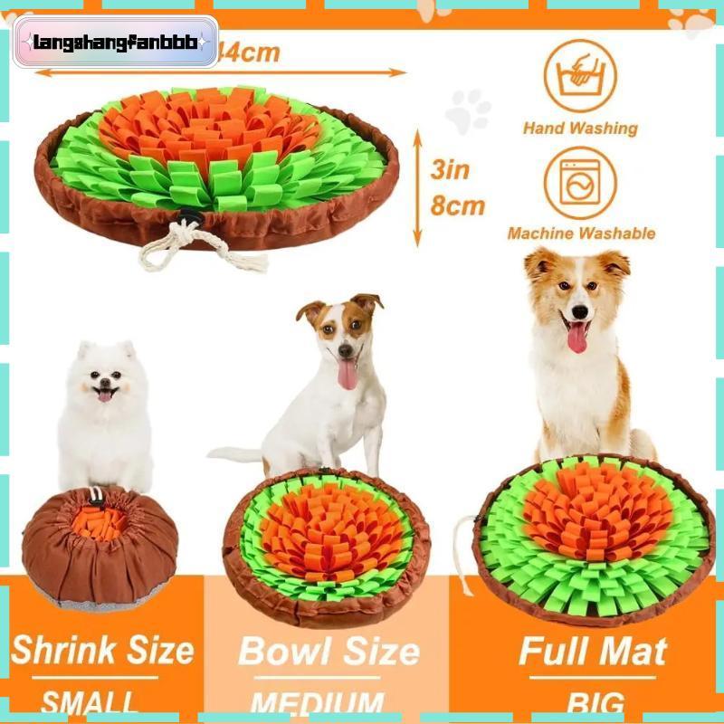 [LANGB] Tapete De Snuffle Para Animais De Estimação Cães , Jogo De Alimentação Interativo Tédio , Incentiva Habilidades 