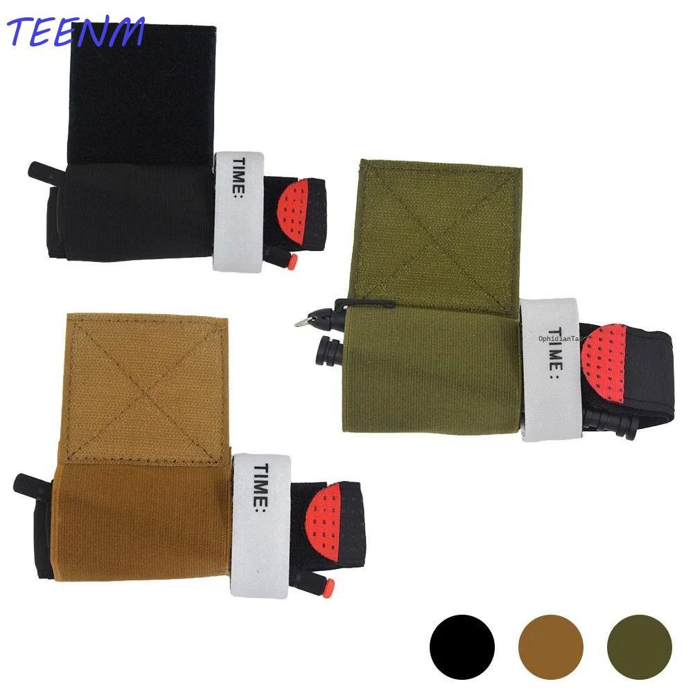 Bolsa Para Torniquetes TEENM , Suporte Torniquete De Equipamento De Peito Com Gancho E Laço , Externo Transporte De Plac
