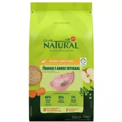 Ração Seca Guabi Natural Super Premium Frango e Arroz Cães Adultos Raça Grande/Gigante 12 kg