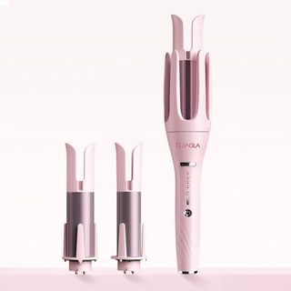 Ferro De Ondulação Automático 3 Em 1 , Modeladores De Cabelo Com 3 Barris (1 "-1.25 1.5 ") , Modelador Giratório Tempera