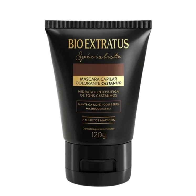 Máscara Colorante Castanho 120g Bio Extratus
