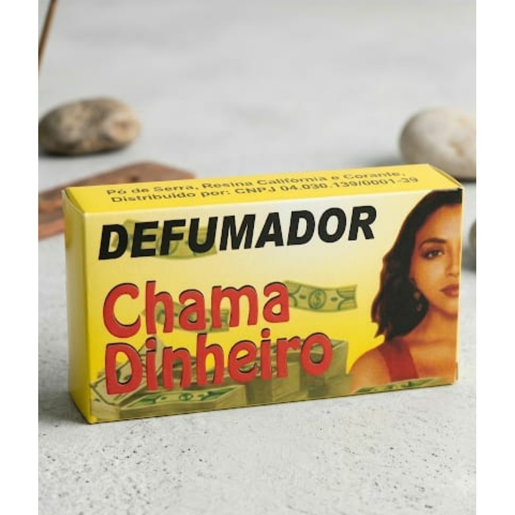 chama dinheiro Defumador Incenso De Tablete Limpeza Energética e Espiritual Unidade Umbanda