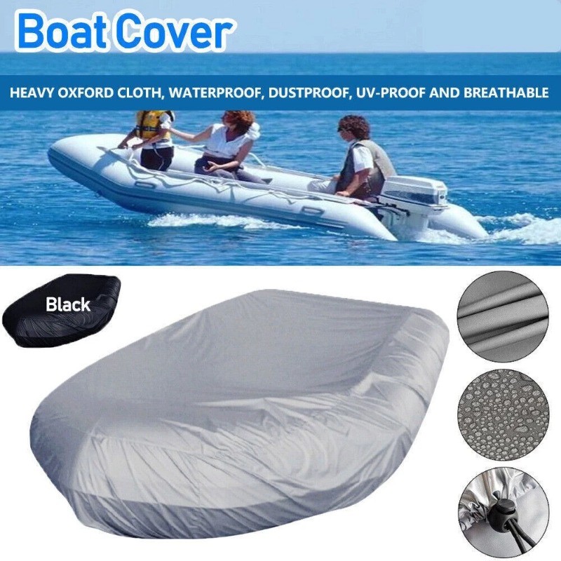 Capa De Barco Inflável À Prova D'água Em Forma De V , De Poeira , AntiUV , Chuva , Neve , Bote , Pesca , De Borracha Mar