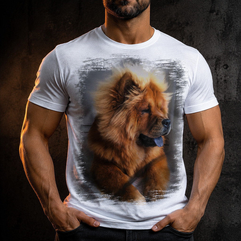 Camiseta Cachorro Chow Chow - Dicelli