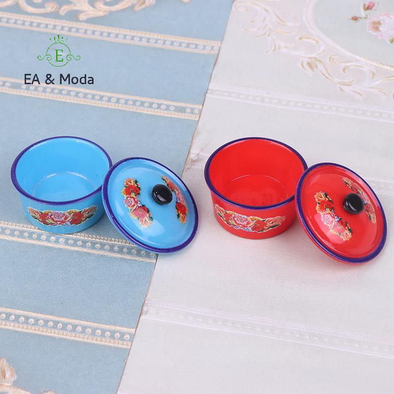 EA & Moda 2 Peças De Casa De Bonecas Em Miniatura , Cena De Vida Nostálgica , Decoração , Bacia Esmaltada , Acessórios P