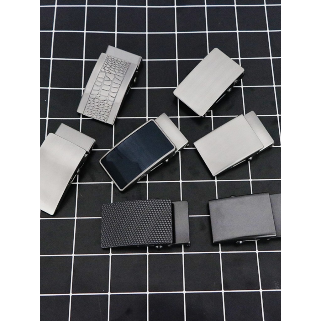 Fivela automática desdentada, sem furos, masculina, fivela de cinto de rolo, 3.5CM, fivela de lona, acessórios de liga à