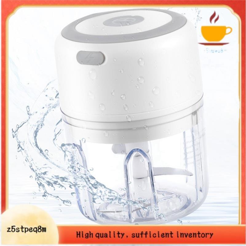250ML Mini USB Moedor De Carne Elétrico Picador De Alho Triturador Recarregável Processador De Alimentos Branco