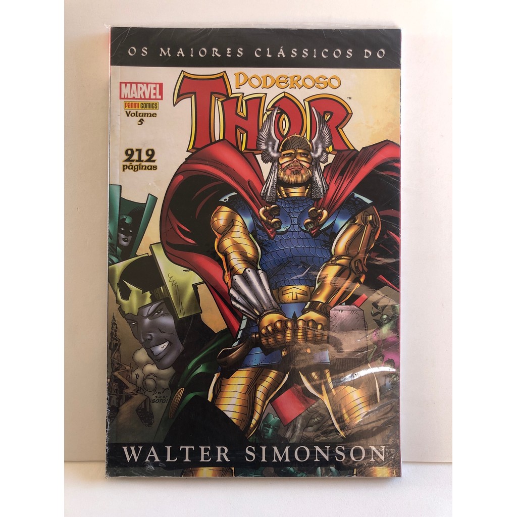 Os Maiores Clássicos do Poderoso Thor - Volume 5 — Novo, lacrado