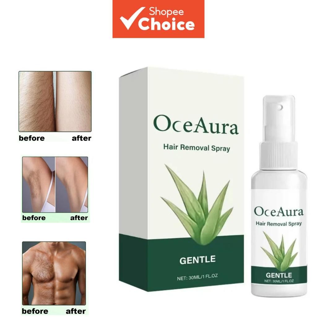 Spray Depilatório Hidratante para Cabelos do Corpo para Homens e Mulheres, Spray Hidratante Removedor de Pelos para