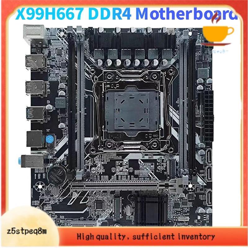 X99H667 DDR4 Placa-Mãe LGA 2011-3 H81/B85 Chip Suporta 4X DDR4 RAM Gigabit Ethernet M . 2 NVME X99 Para Jogos