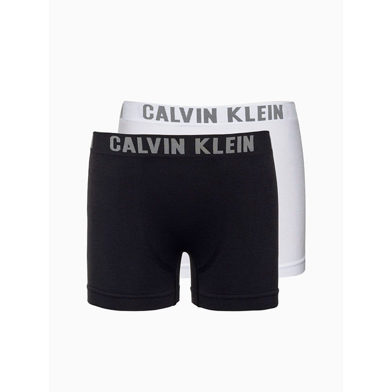 Kit 2 Cuecas Menino Trunk Sem Costura Calvin Klein Underwear - Branco