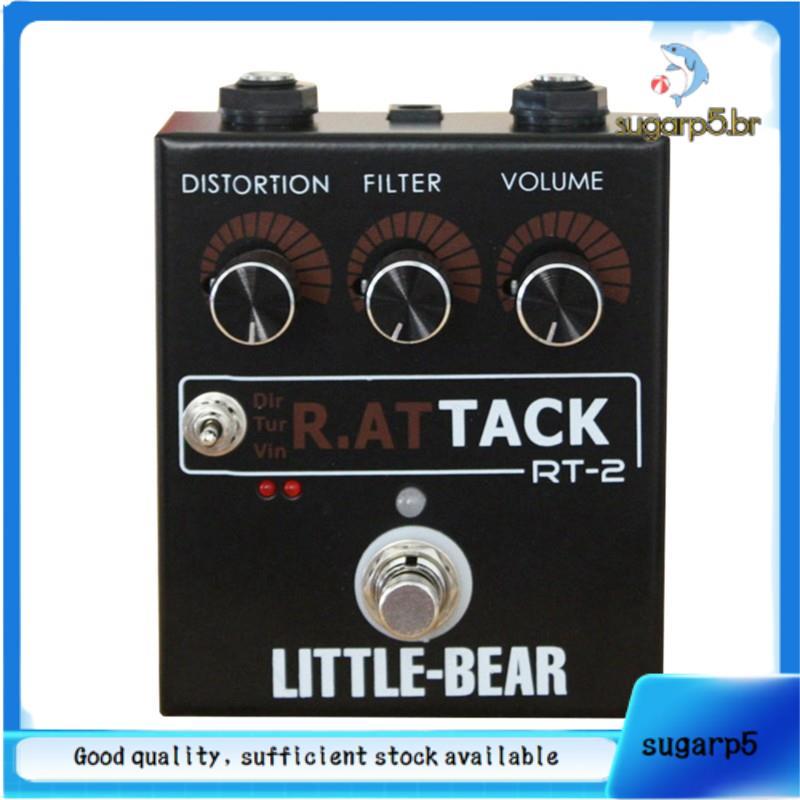 HiFi Guitar Amp Pedal Effector 3 Modelos RAT-DIRTY/TURBO/VINTAGE Stomp Box LM308AN Chipset
