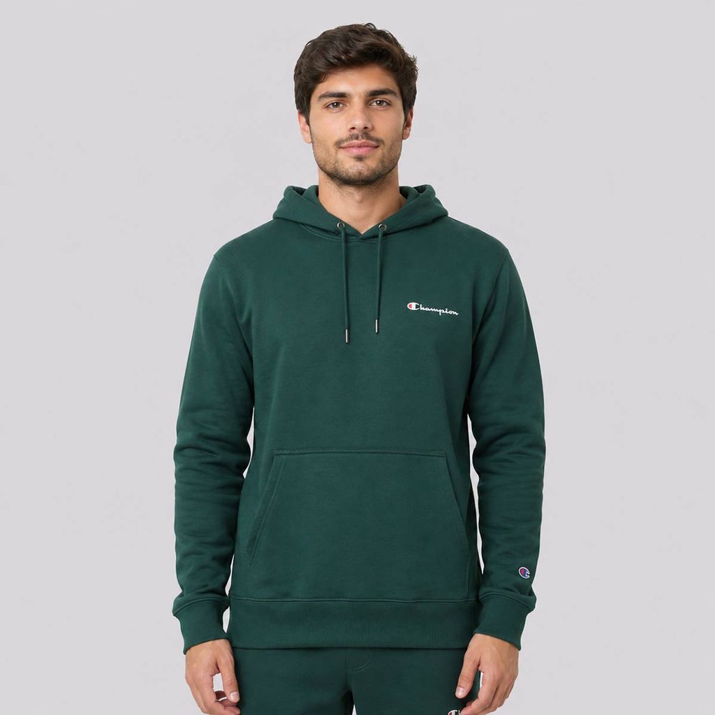 Moleton Champion Hoodie Athletic Mini Script Ink Verde