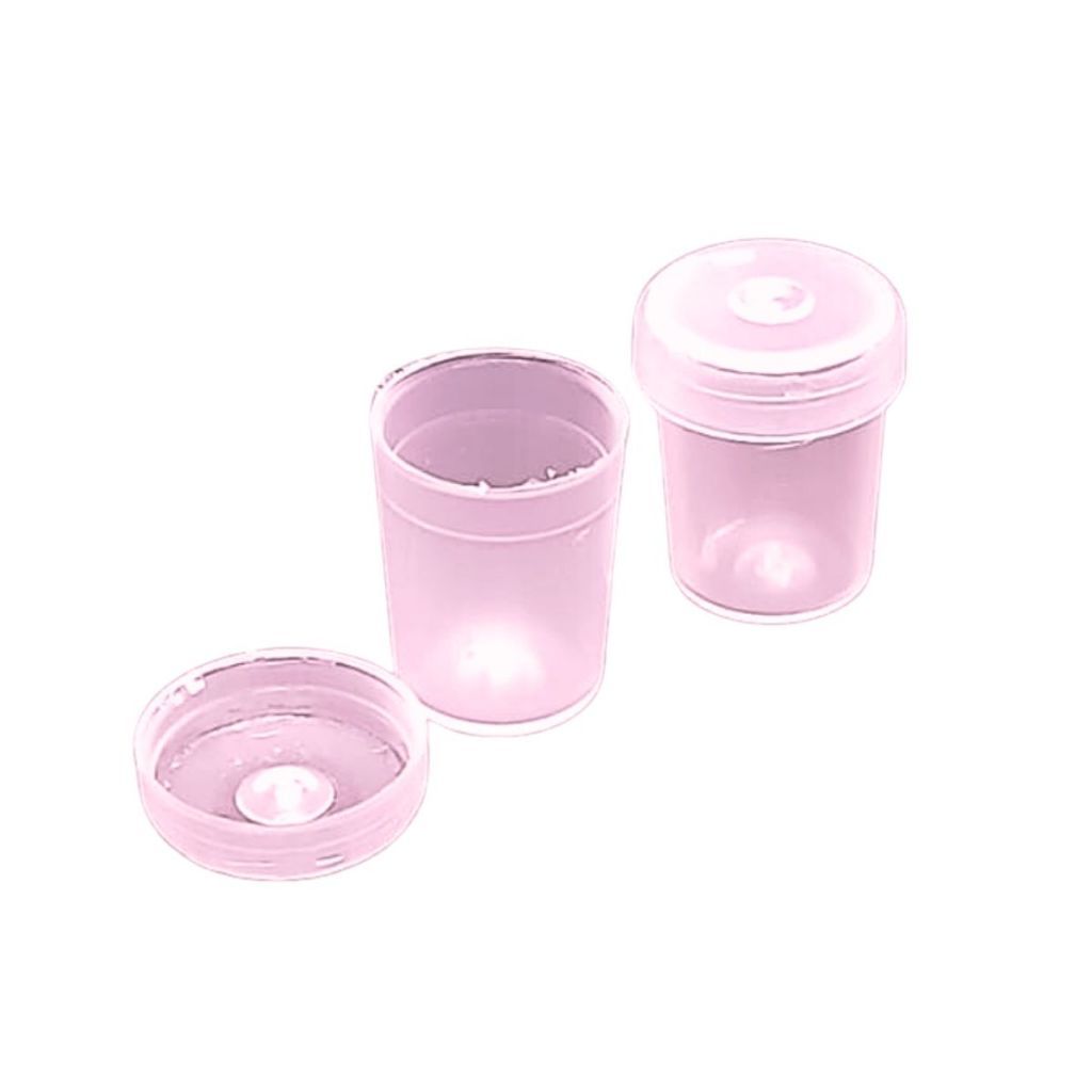Microtubo Provador Rosa Bebê 0,7mL com Tampa Plana de Pressão C/1000 Unidades