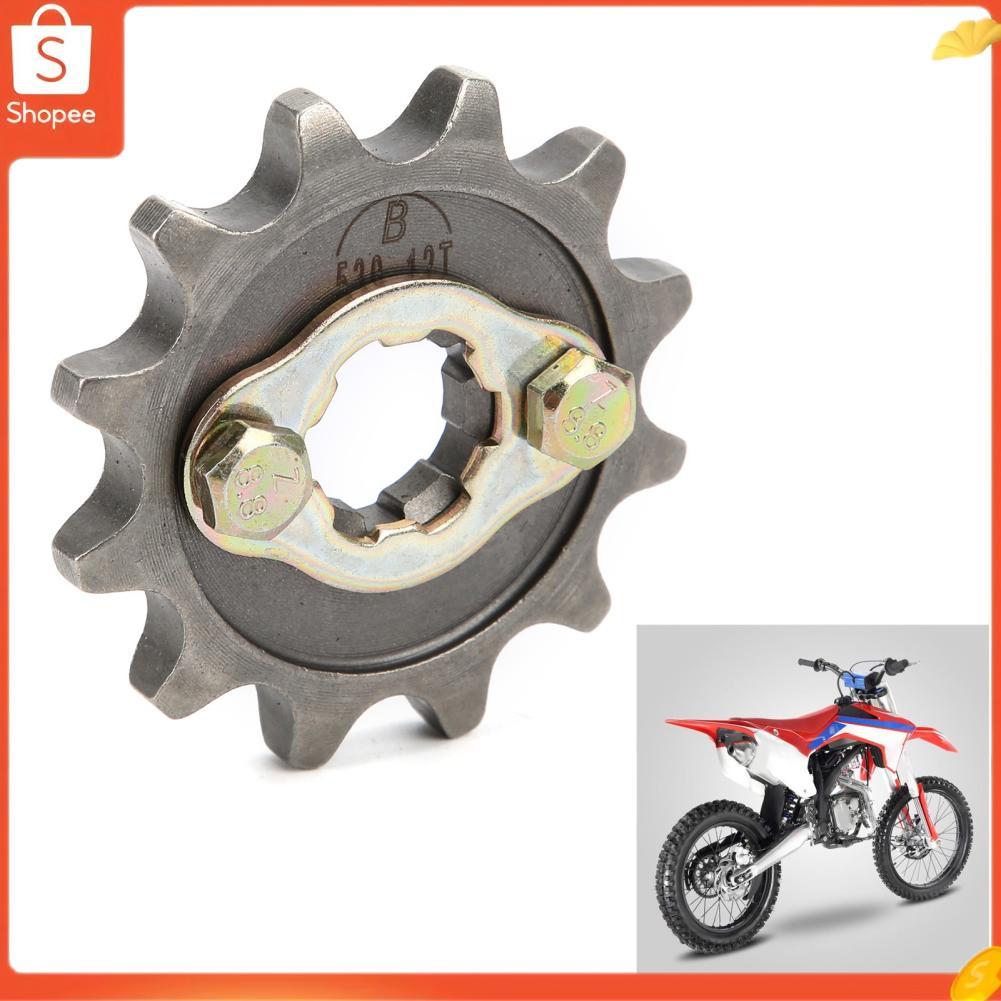 Hap Engrenagem da roda dentada dianteira 20mm/0,8 pol. tamanho do eixo cog acessório prático durável para motocicleta