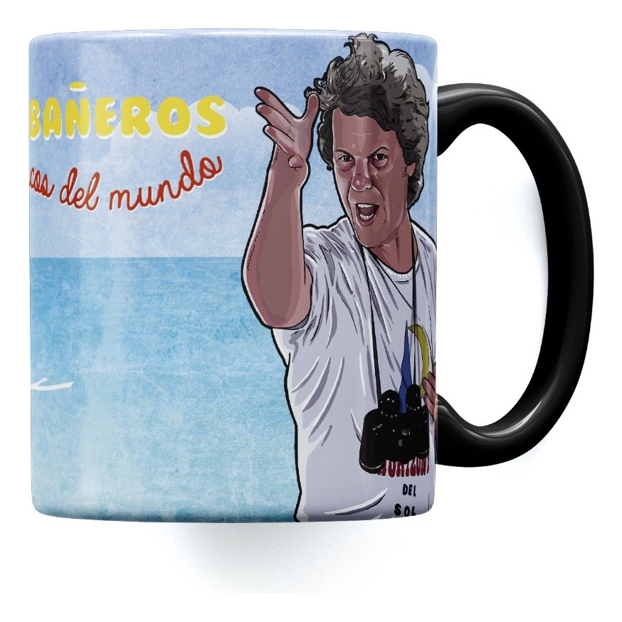 Caneca Porcelana Bañeros Brigada Z Emilio Disi Retro Porcelana 325ml | Presente Criativo Café Chá Personalizada