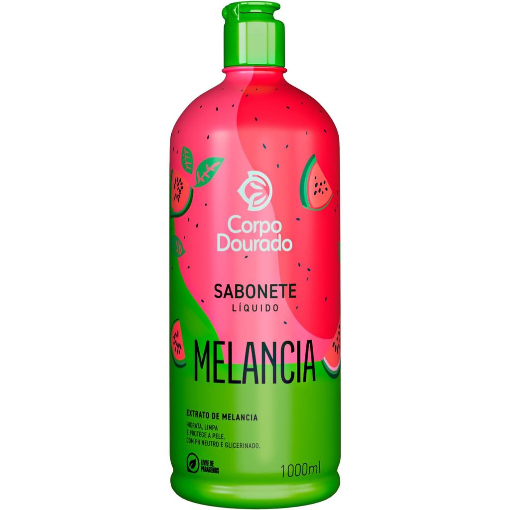 SABONETE LIQUIDO CORPORAL MELANCIA  1L