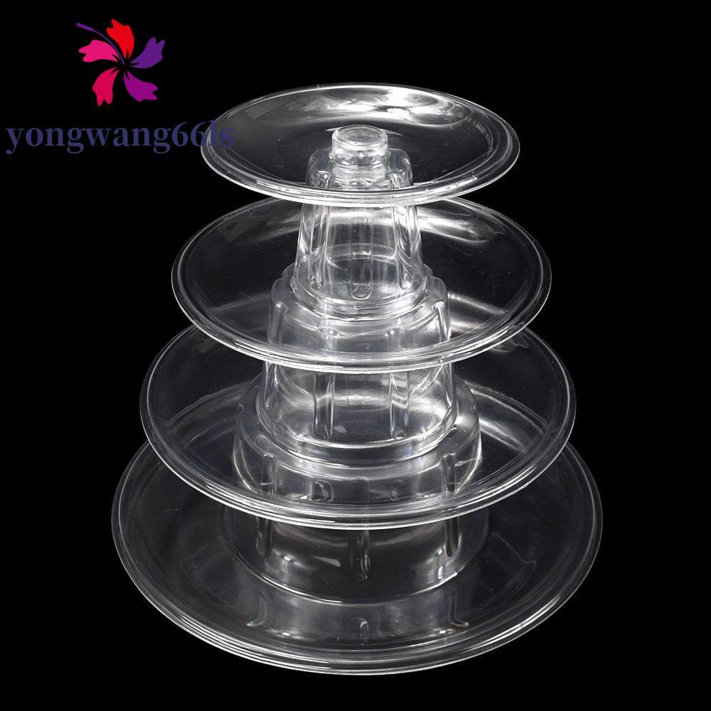 Rack De Torre De Cupcake YONGWANG , Material PET Transparente | Expositor , Colocação De Bolo De Qualidade Alimentar Reu