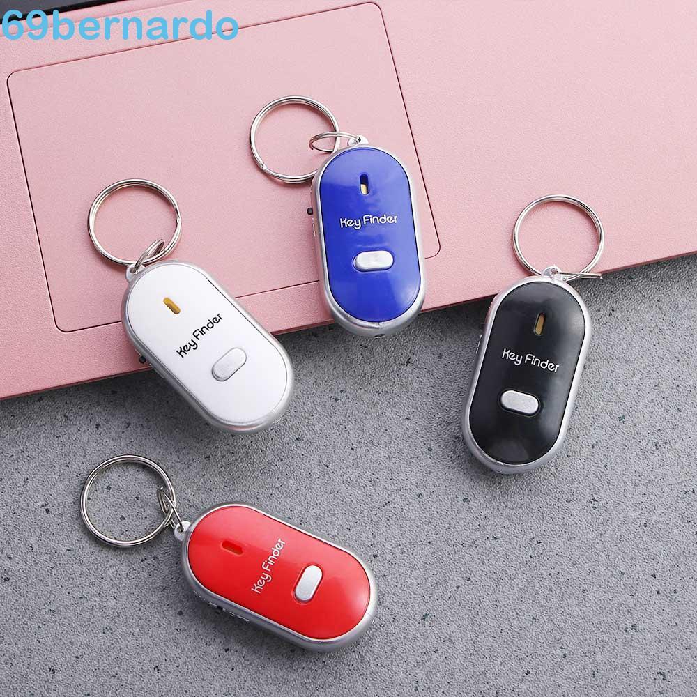 BERNARDO LED Apito Localizador De Chave Piscando 4 Cores Chaveiro Luz Tocha Rastreador