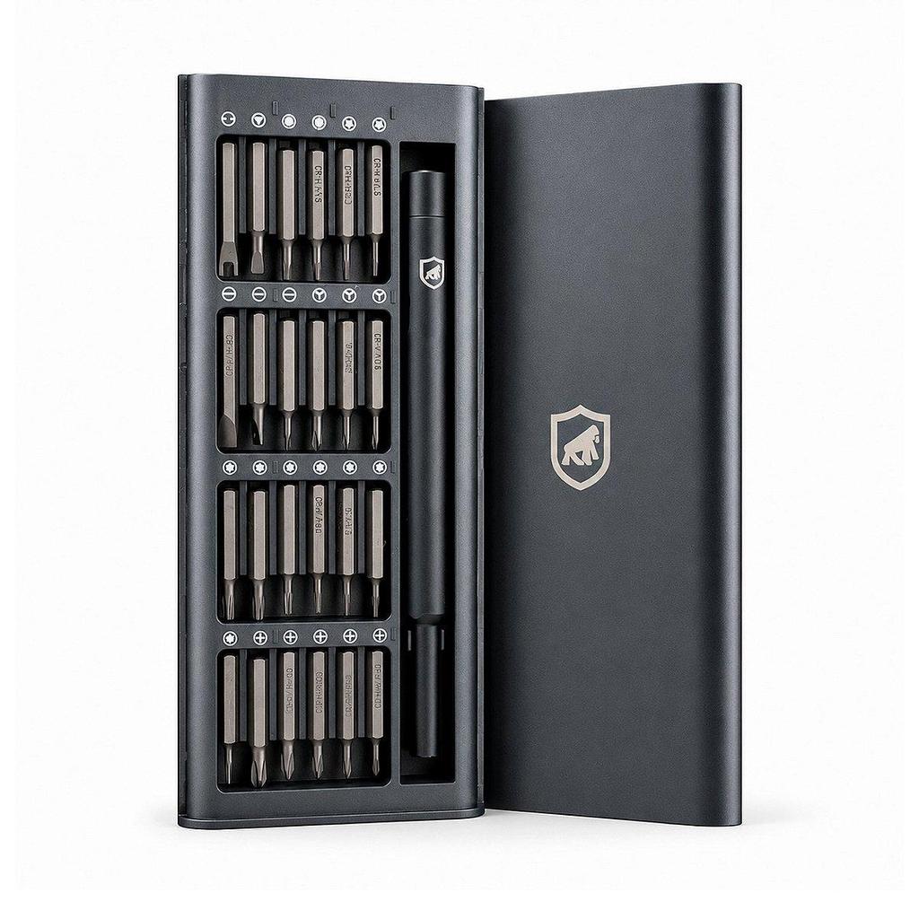 Conjunto Estojo Magnético Chaves de Precisão Armor para Reparos - 24 Peças - Gshield