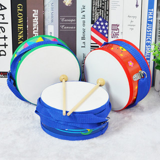 Tambor infantil brinquedos dupla face tambores tarola mão bater tambores mão bater tambores Orff percussão em