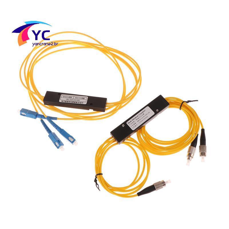 YCBR 1 A 2 Divisor SC FC UPC 1X2 PLC De Fibra Óptica/PCL Tipo Cônico Cabo Mangas .