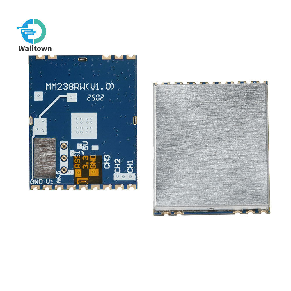 Módulo Receptor De Transmissão De Vídeo Sem Fio DC3.3-5V 5.8G MM238RW Imagem FPV Áudio
