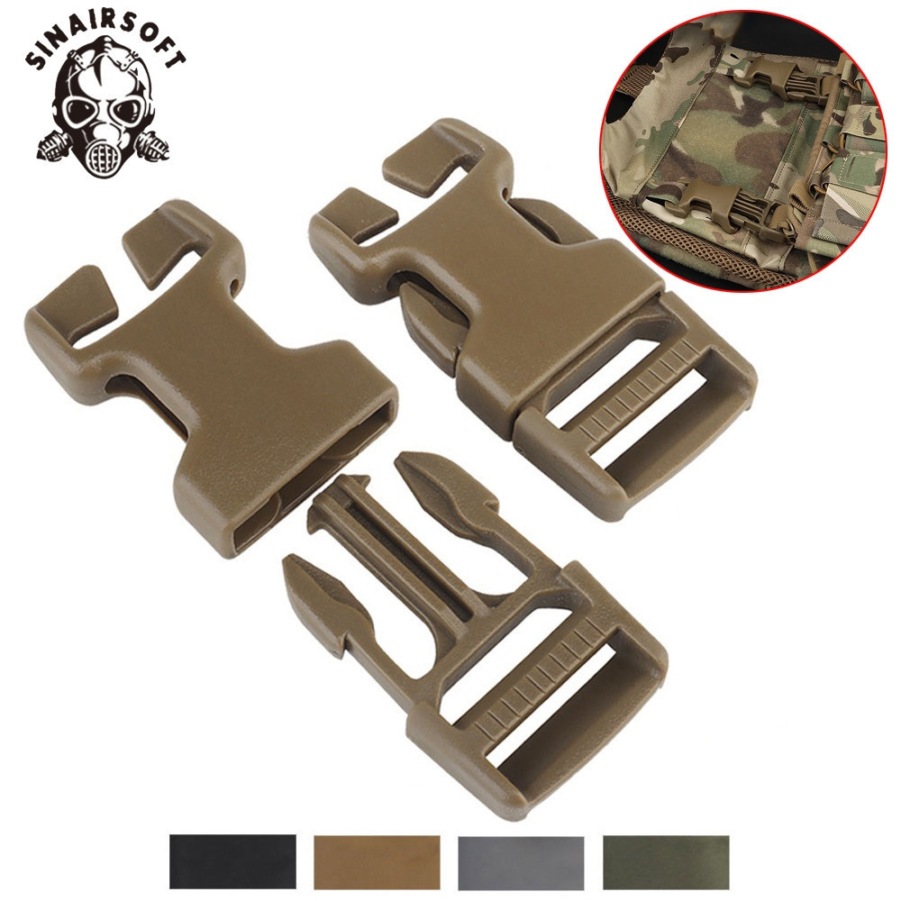 SINAIRSOFT Fivela Plástica SRB/WST De Segurança De Liberação Rápida MOLLE PALS De Colete Exterior Ajuste Da Cinta