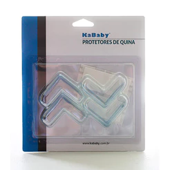Kit 4 Protetores De Quina Angulares Para Crianças - Kababy