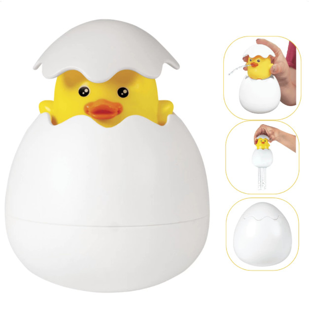 Brinquedo De Banho Chuveirinho Pintinho amarelinho, Esguicha Água Duchinha Ducha Buba