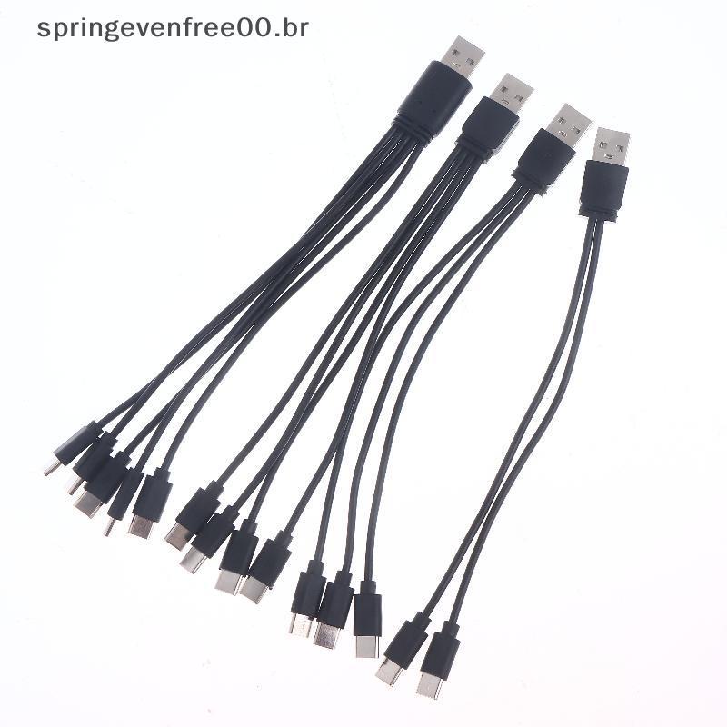 Primavera 20cm USB Para Cabo Adaptador Divisor Tipo C , 2-5 Portas Multi Carregamento Hub BR