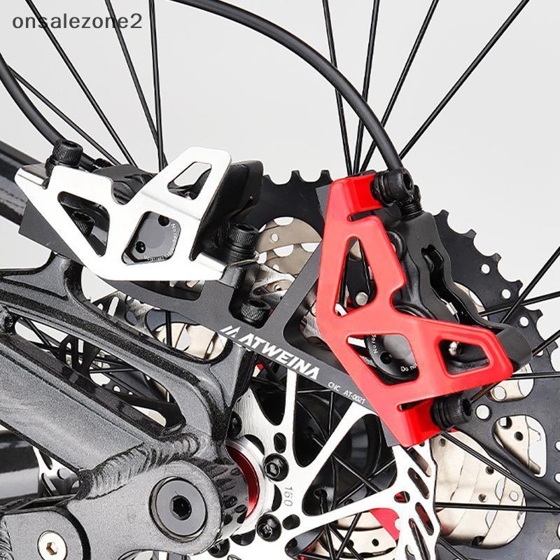 ONS CNC Liga De Alumínio Mountain Bike Pinça Traseira Guarda Placa Protetor Da Bomba Freio Traseiro Capa Protetora Fácil