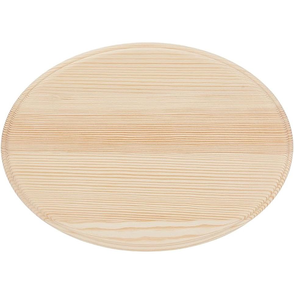 AHANDMAKER Wooden Oval Plaque, 11 x 8 Inch Unfinished Wood Cutouts Wood Cabochons Blank Wood Oval Tags for Crafts Painti