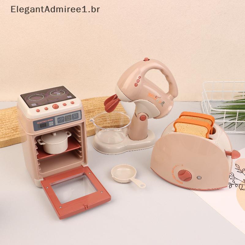 ELEGA Jogar Casa Brinquedo Máquina De Lavar Aspirador De Pó Cafeteira Torradeira Mini Eletrodomésticos Brinquedos Bonito
