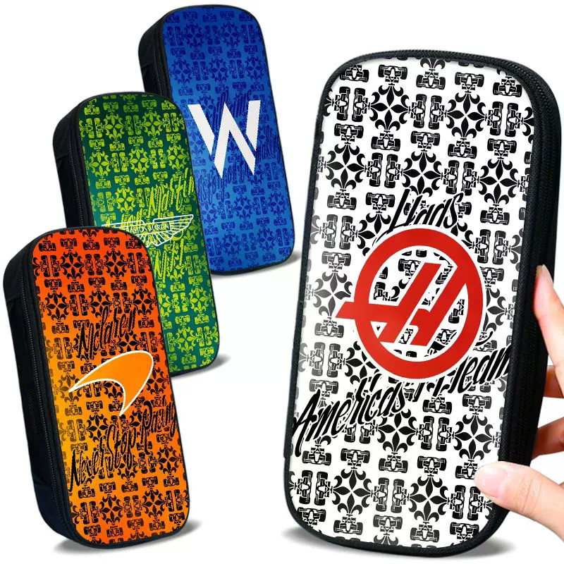 Estojo Esportivo Com Logotipo Do Carro , Caixa De Papelaria , Bolsa Para Lápis , Estudantes Da Escola , Porta-Meninos