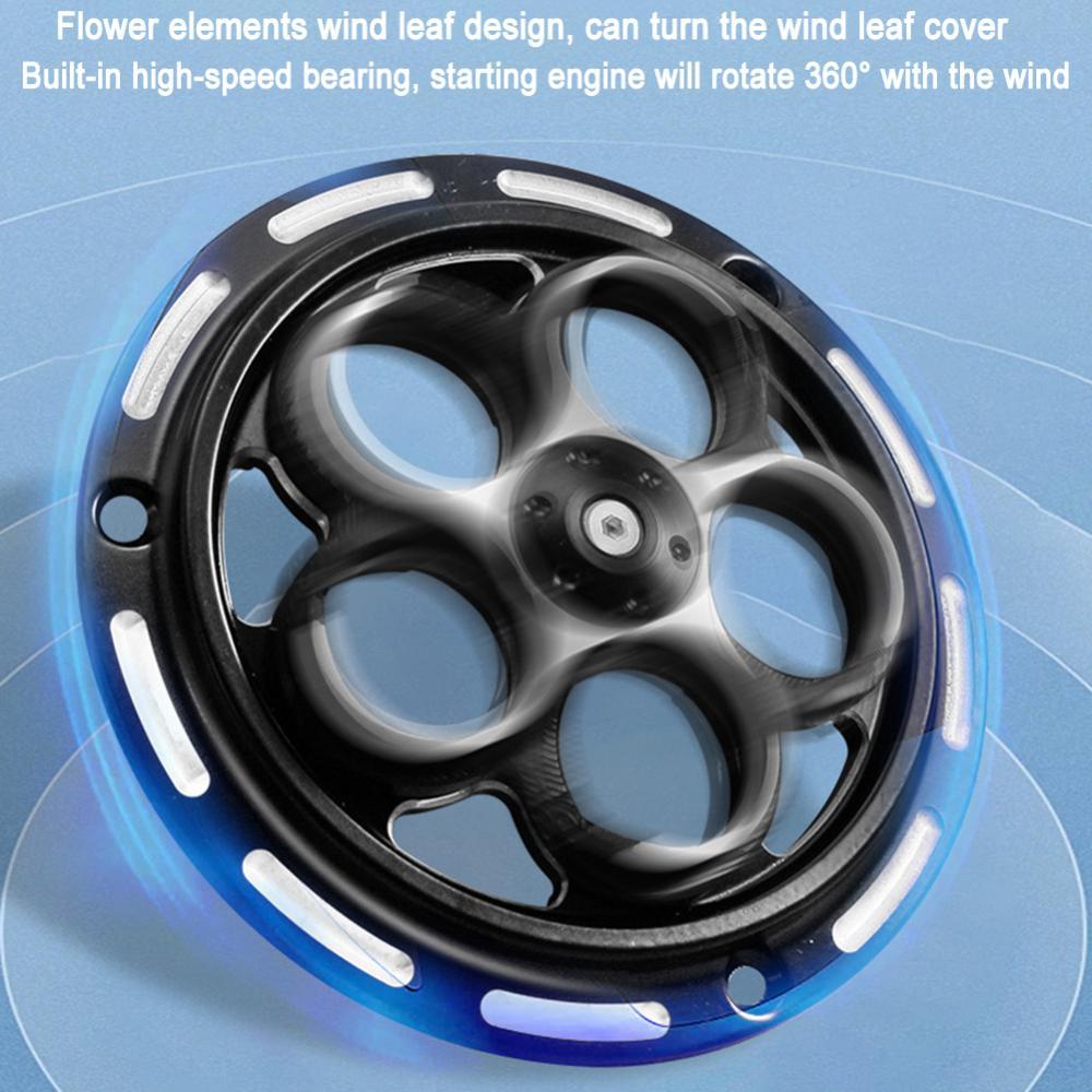 TKEY Motocicleta CNC Alumínio Rotativo Ventilador Capa Para VESPA Primavera Sprint 150 De Refrigeração Cobertura Decorat